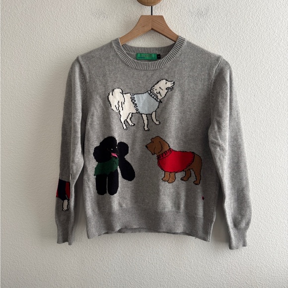 Clare V. Sweaters - Clare V. Paco & Friends Dog Puppy Classic Sweater